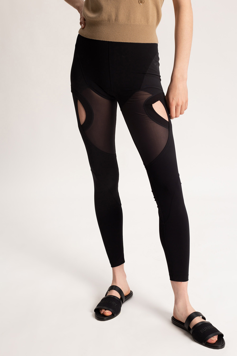 Burberry black outlet leggings